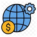 Dinero Comercio Internacional Economia Icono