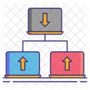 Sistema Heredado Datos Monitor Icono