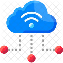 Sistema iot basado en la nube  Icono