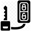 Sistema Remoto Sin Llave Control Remoto Del Vehiculo Llave Inteligente Icono