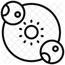 Sistema Solar Astronomia Espaco Ícone