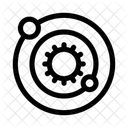 Sistema Solar Planetas Orbita Icono