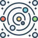 Sistema Solar Planeta Galaxia Icono