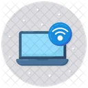 Sistema Wifi Dispositivo Conectado Laptop Wifi Ícone