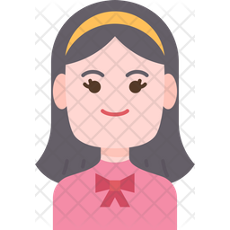 Sister Icon - Download in Flat Style