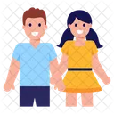 Avatars Sister Brother Siblings Icon