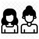 Female Friendship Person Icon