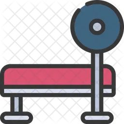 Sit Up Bench  Icon