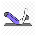 Sit Up Fitness Training Symbol