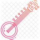 Sitar Banjo Instrumento Musical Icono