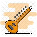 Sitar Classic Instrument Mandolin Symbol