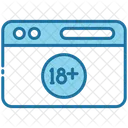 Site Restricao De Idade Limite De Idade Icon