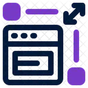Site Responsivo Web Ícone