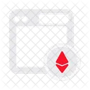 Web Ethereum Criptomoeda Ícone