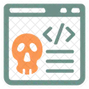 Site Web Hacker Ícone