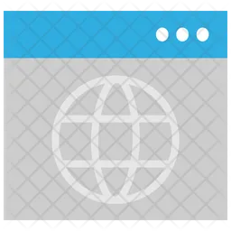 Local na rede Internet  Ícone