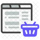 Compras On Line Comercio Eletronico Loja On Line Icon