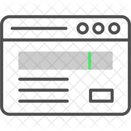 Local na rede Internet  Ícone