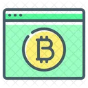 Site bitcoin  Ícone