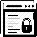 Site Bloqueado Conteudo Protegido Seguranca SSL Ícone
