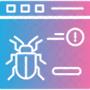 Bug Do Site Virus Navegador Ícone