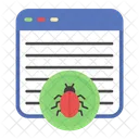 Bug Virus Site Ícone