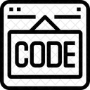 Code Site Web Codage Icône