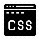 Idioma CSS Pagina Da Web Ícone