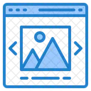 Site de imagem  Ícone