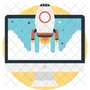 Inicializacao Web Monitor Ícone