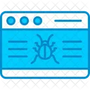 Site de malware  Ícone