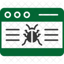 Site de malware  Ícone
