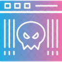 Site De Malware Virus Pagina Da Web Ícone