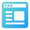 Site de negócios  Ícone