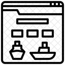 Site de reserva de cruzeiro  Ícone