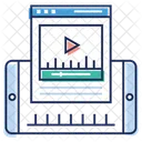 Site De Video Player De Video Site De Compartilhamento Ícone