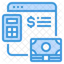 Navegador Calculadora Contabilidade Ícone