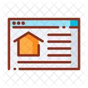 Logiciel Site Web Immobilier Site Web Icon