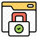 Site Lock Web Lock Website Lock 아이콘