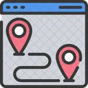Site Map Location Map Icon