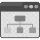 Site Map Browser Hierarchy Icon