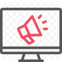 Marketing Mobile Loudspeaker Icon