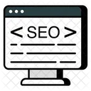 Site Seo Otimizacao De Mecanismos De Pesquisa Pesquisa Otimizada Ícone