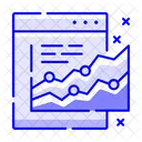 Site Statistics Online Analysis Analysis Icon