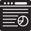 Web Analyses Notation Icône