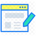 Site Web Page Web Web Icon