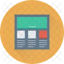 Web Page Modele Icon