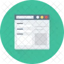 Web Page Modele Icon