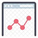 Site Web Donnees Analyse Icône