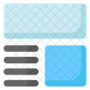 Cabecalho Site Wireframe Icon